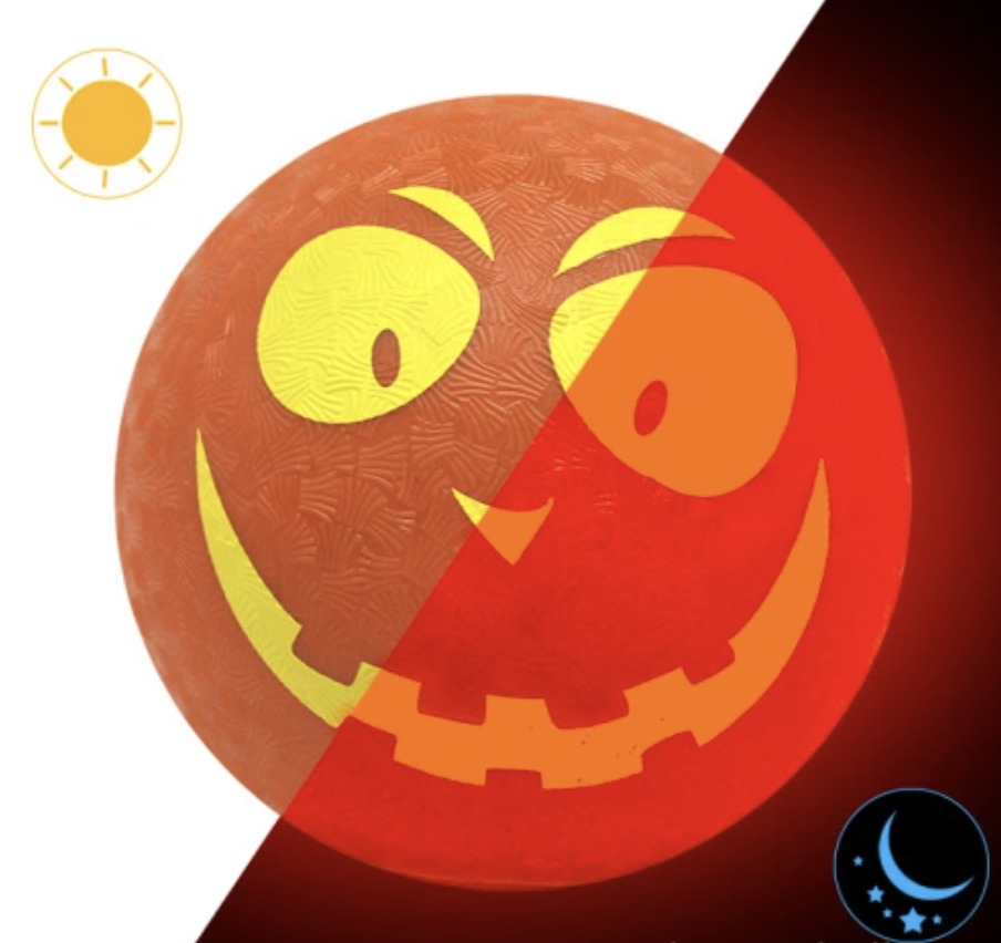 Glow in the dark playground ball kickbal